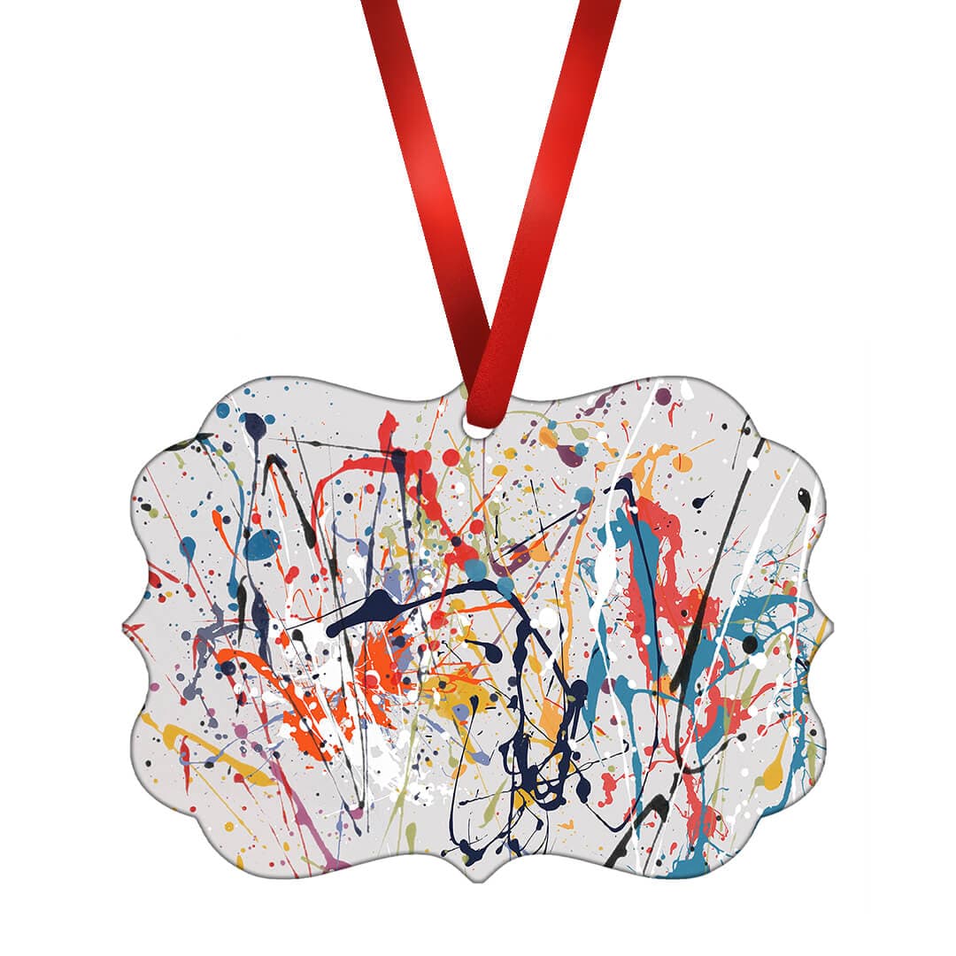 Abstract Splatter Ornament product thumbnail