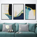 Abstract Streaks Canvas Art Clock Canvas