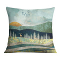 Abstract Sunsets C Cushion Cushion Cushion Square Clock Canvas