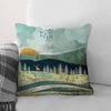 Abstract Sunsets C Cushion Cushion Cushion Square Clock Canvas