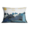 Abstract Waterfall Cushion Cushion 48 x 33cm Clock Canvas
