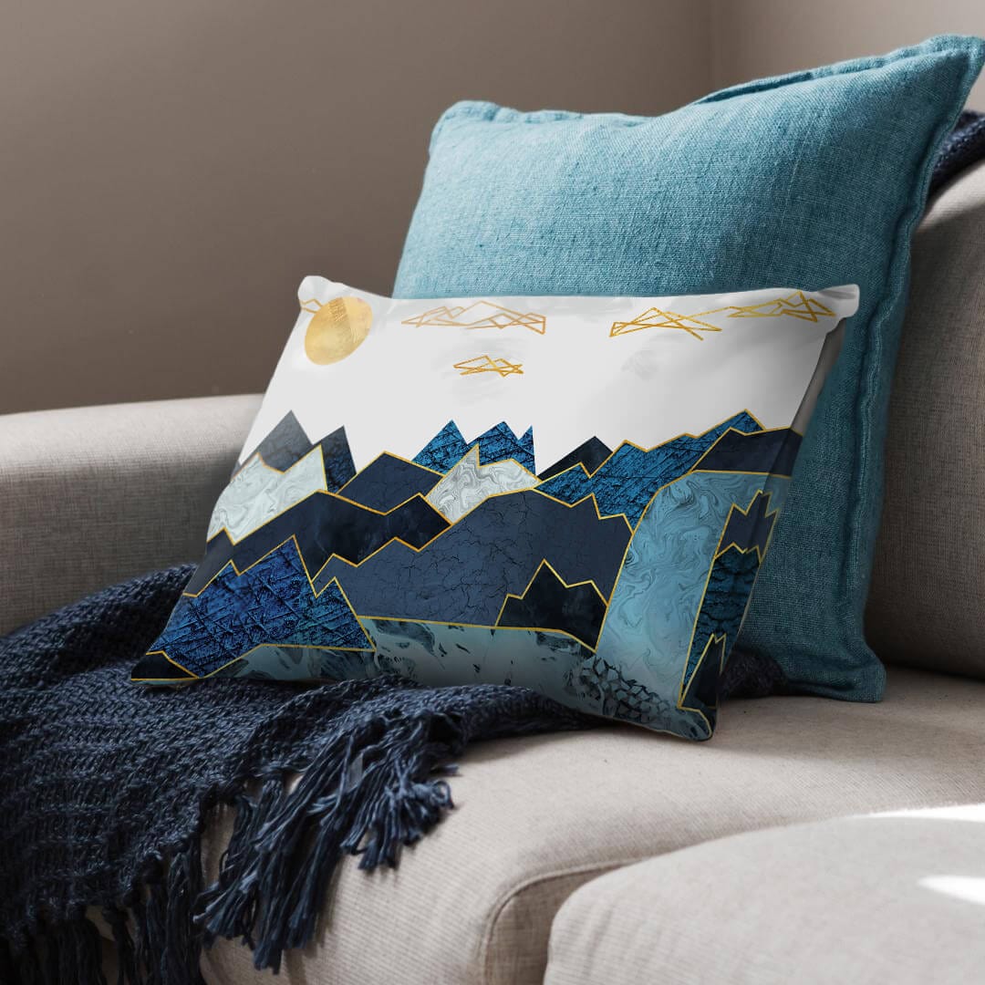 Abstract Waterfall Cushion Cushion Cushion Landscape Clock Canvas