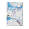 Abstract Waters Canvas Art B / 40 x 50cm / No Board - Canvas Print Only Clock Canvas