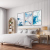 Abstract Waters Canvas Art Clock Canvas