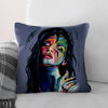 Abstract Woman A Cushion Cushion Cushion Square Clock Canvas