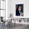 Abstract Woman Canvas Art Clock Canvas
