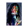 Abstract Woman Canvas Art Clock Canvas