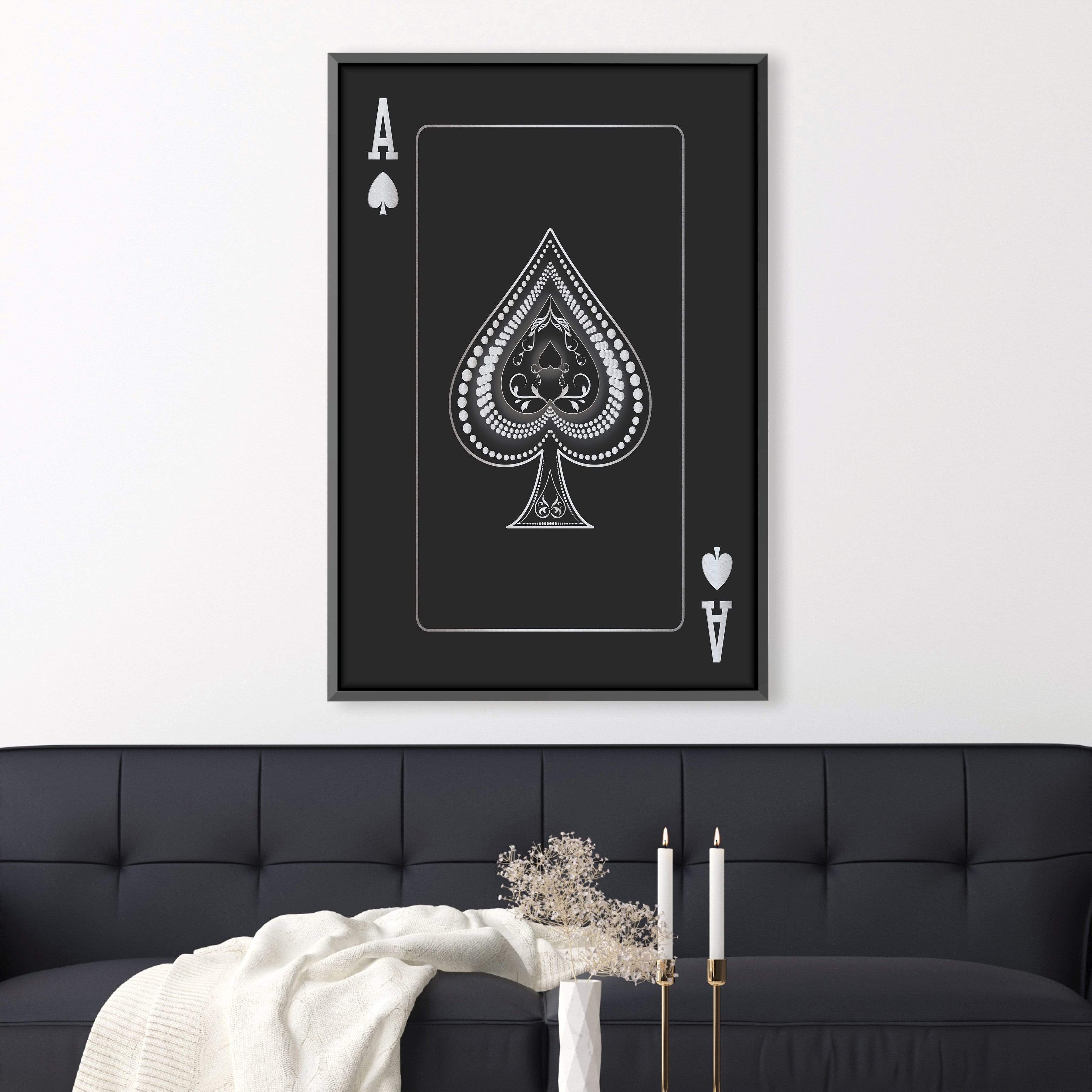 Ace of Spades - Silver Canvas product thumbnail