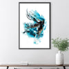 Acropora Canvas Art Clock Canvas