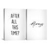 After All This Time Canvas Art Clock Canvas