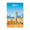 Algiers Canvas - Studio 324 Art Clock Canvas