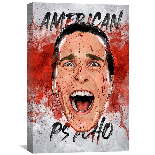 American Psycho 1 Canvas Art Clock Canvas