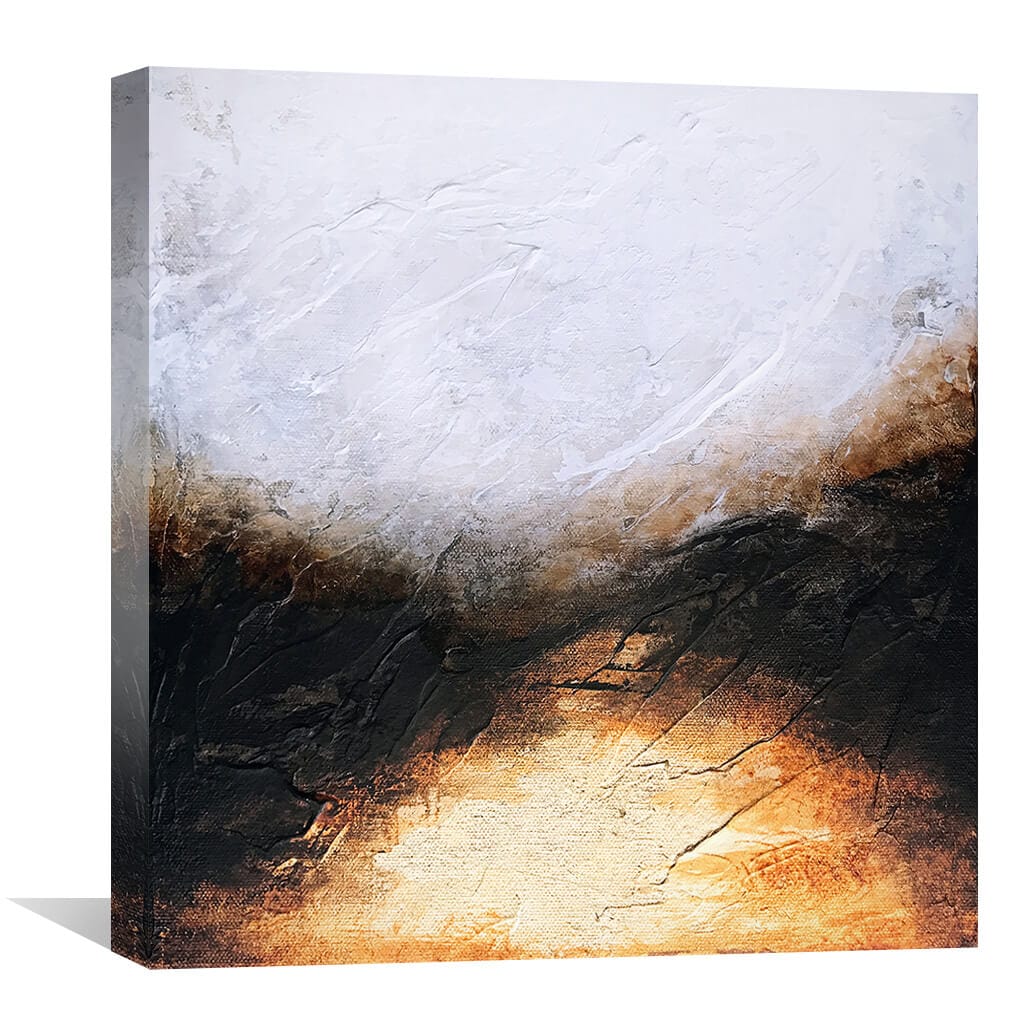 Ancient Sun Canvas Art 30 x 30cm / Unframed Canvas Print Clock Canvas