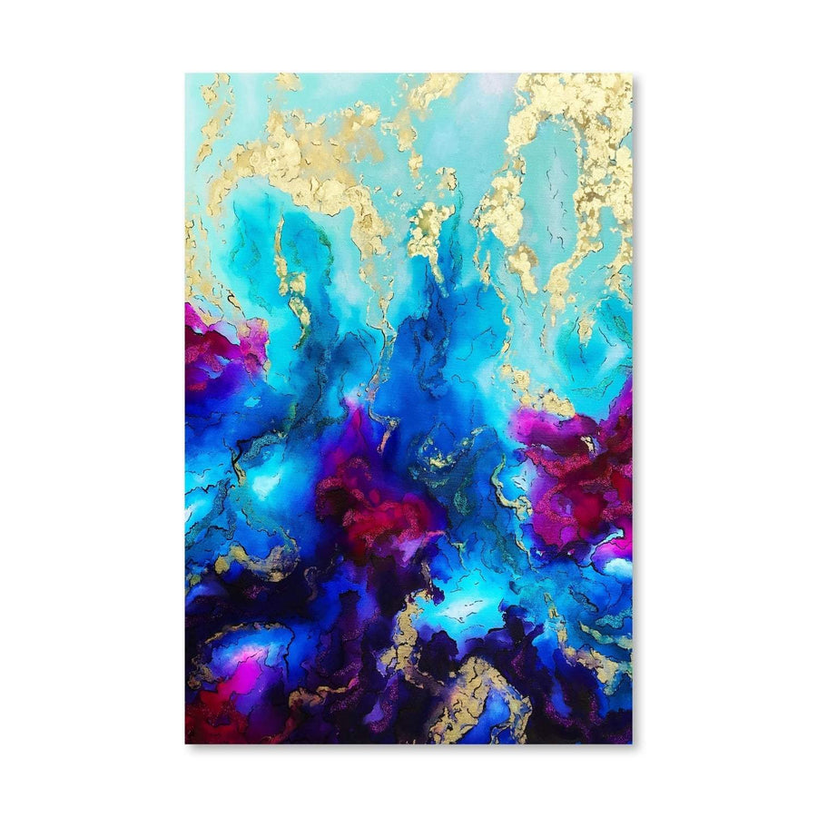 Andromeda Canvas Art Clock Canvas