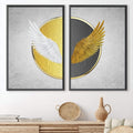 Angel Wings Canvas Art Clock Canvas