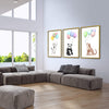 Animal Parade Canvas Art Clock Canvas