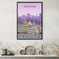 Antwerp Canvas - Studio 324 Art Clock Canvas