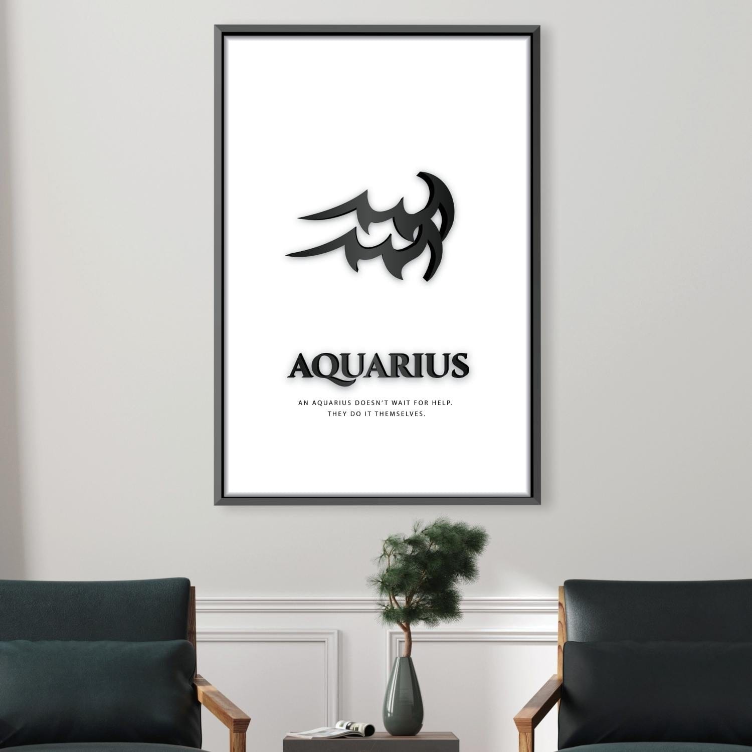 Aquarius - White Canvas product thumbnail