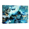 Arctic Blue Canvas Art Clock Canvas