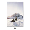 Arctic Landscape Canvas Art A / 40 x 50cm / No Board - Canvas Print Only Clock Canvas