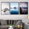 Arctic Landscape Canvas Art Clock Canvas