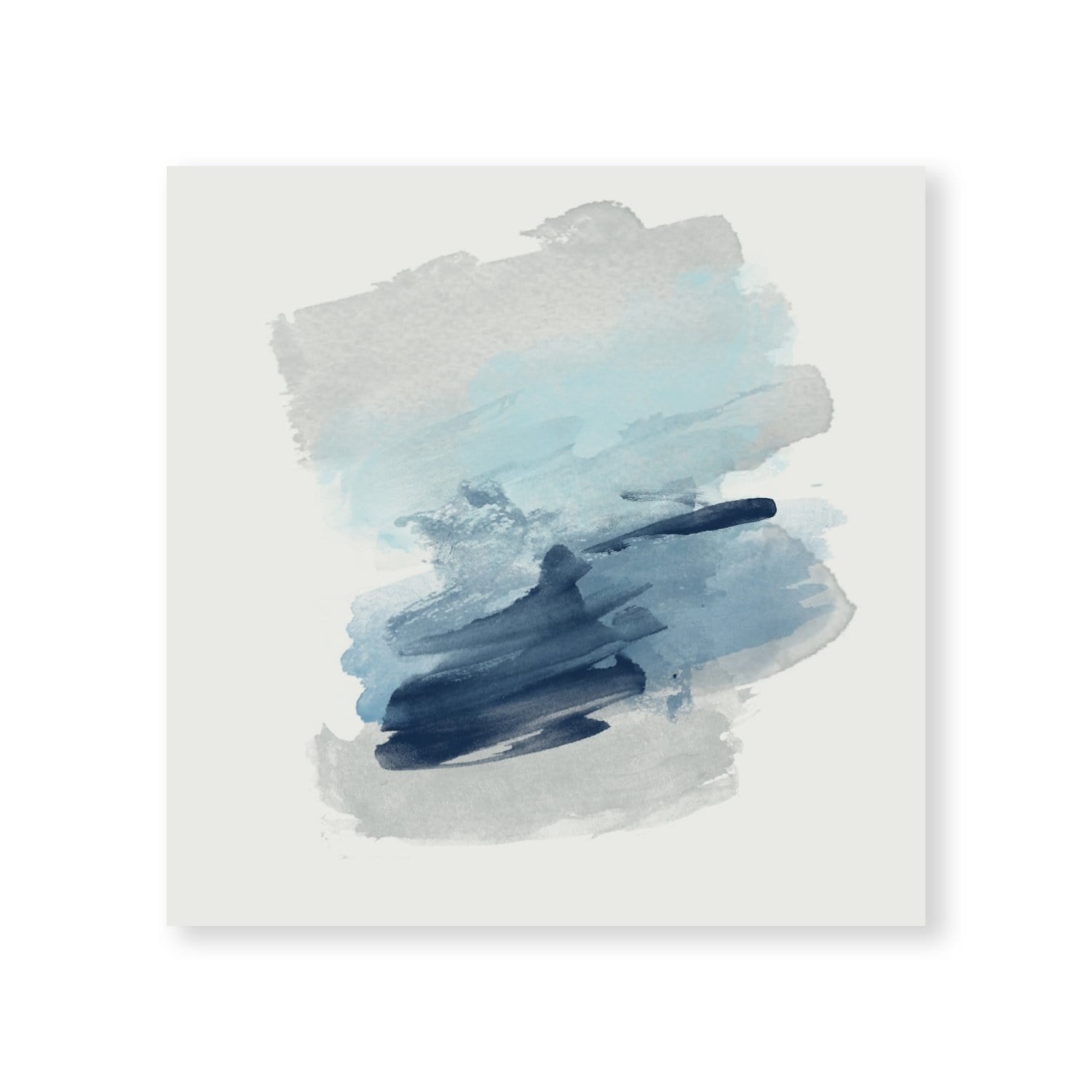 Artisanal Strokes Canvas Art Clock Canvas