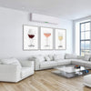 Artistic Cocktails Canvas Art Clock Canvas