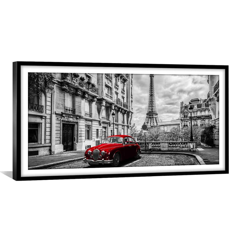 Artistic Paris Landscape Print Art 50 x 25cm / Unframed Print Clock Canvas