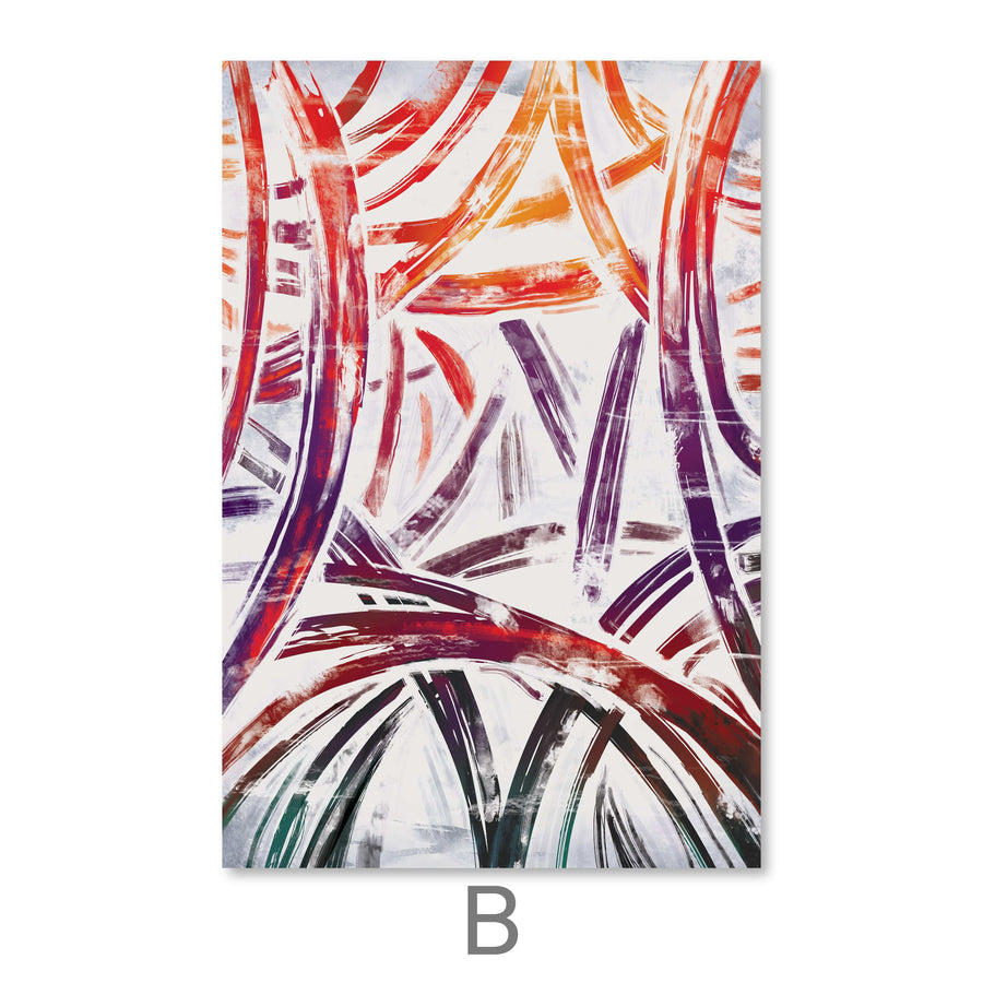 Ascension Canvas Art B / 40 x 50cm / No Board - Canvas Print Only Clock Canvas