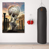 Atlas Strength - Quote Clock Canvas