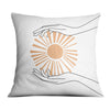 Aura Hands C Cushion Cushion 45 x 45cm Clock Canvas
