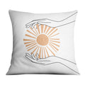 Aura Hands C Cushion Cushion 45 x 45cm Clock Canvas