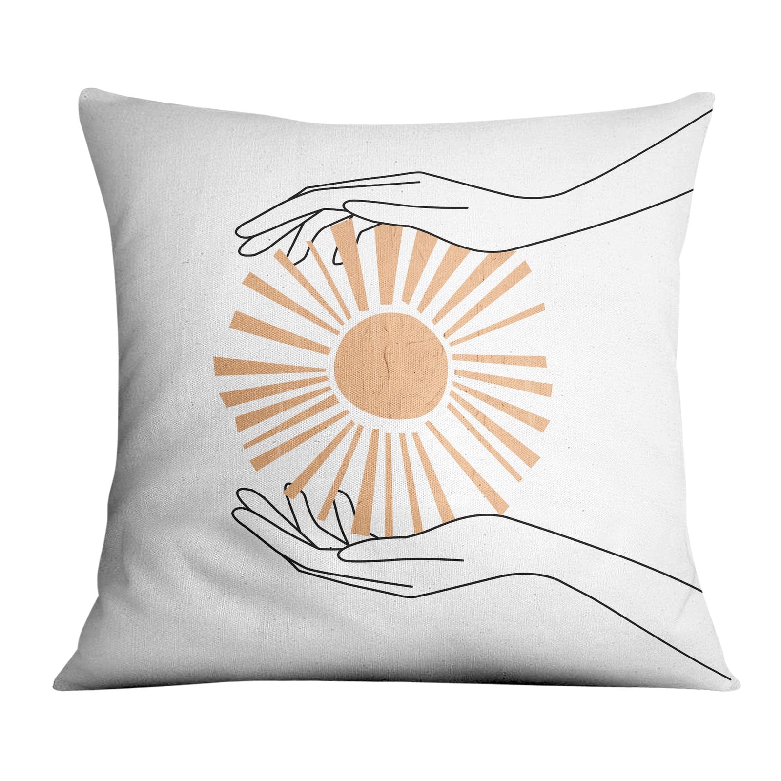 Aura Hands C Cushion Cushion 45 x 45cm Clock Canvas