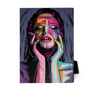 Awakened Woman Desktop Canvas Desktop Canvas 13 x 18cm Clock Canvas