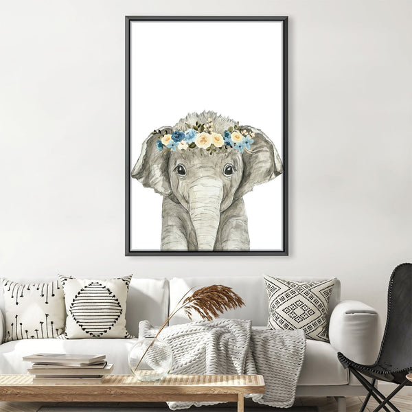 Baby Dumbo Canvas Art Clock Canvas