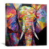 Baby Elephant Canvas Art Clock Canvas
