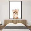 Baby Kitten Canvas Art Clock Canvas