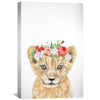 Baby Lion Canvas Art Clock Canvas