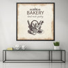 Bakery Canvas Art Clock Canvas