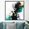 Balance Abstract Canvas Art Clock Canvas