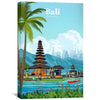 Bali Canvas - Studio 324 Art 30 x 45cm / Unframed Canvas Print Clock Canvas