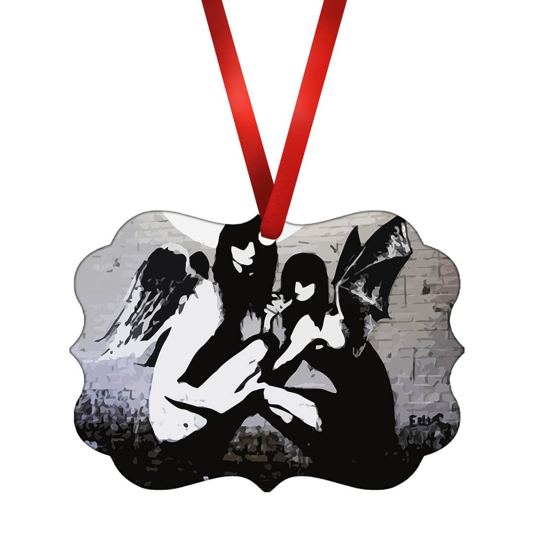 Banksy Angels In Moonlight Ornament product thumbnail