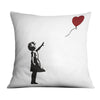 Banksy Balloon Heart Girl Cushion Cushion Cushion Square Clock Canvas