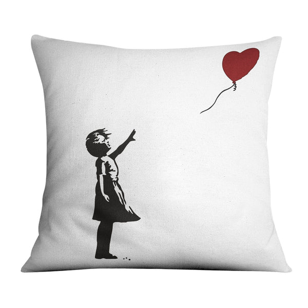 Banksy Balloon Heart Girl Cushion Cushion Cushion Square Clock Canvas