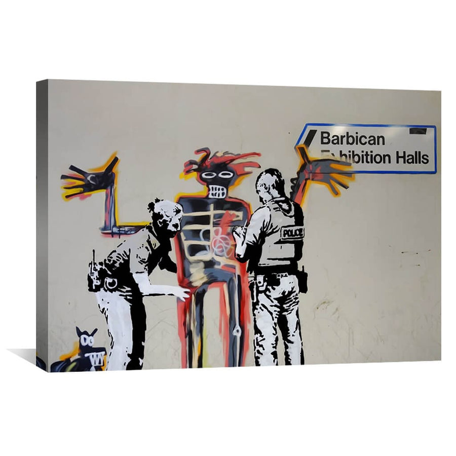 Banksy Barbican Canvas Art Clock Canvas