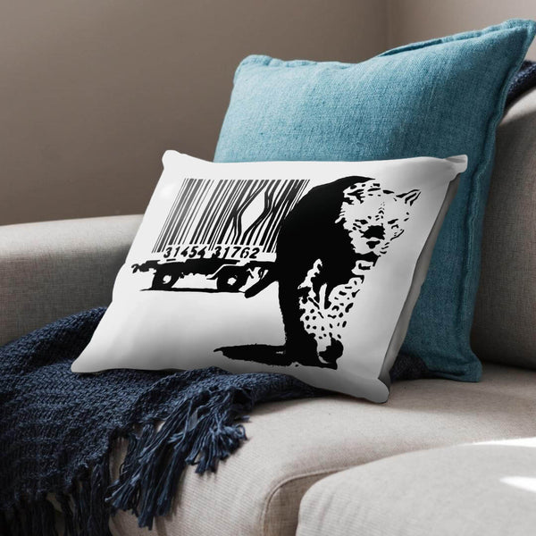 Banksy Barcode Leopard Cushion Cushion Cushion Landscape Clock Canvas