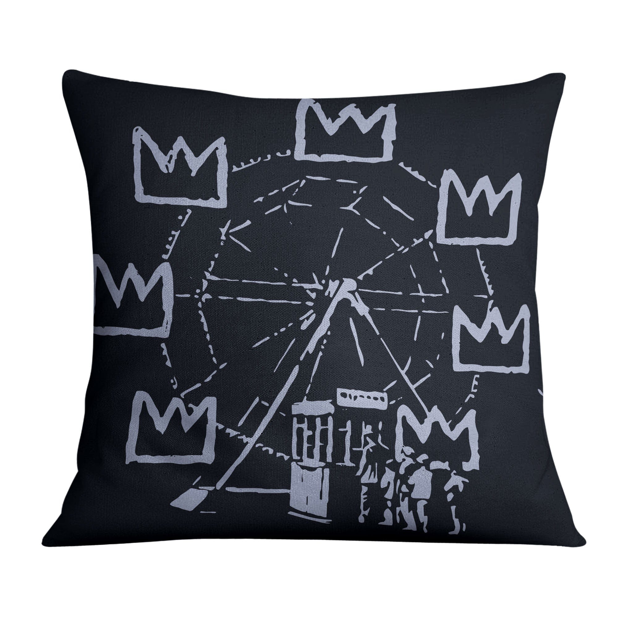 Banksy Basquiat Ferris Wheel Cushion product thumbnail