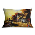 Banksy Countryside Graffiti Cushion Cushion Cushion Landscape Clock Canvas