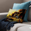 Banksy Countryside Graffiti Cushion Cushion Cushion Landscape Clock Canvas
