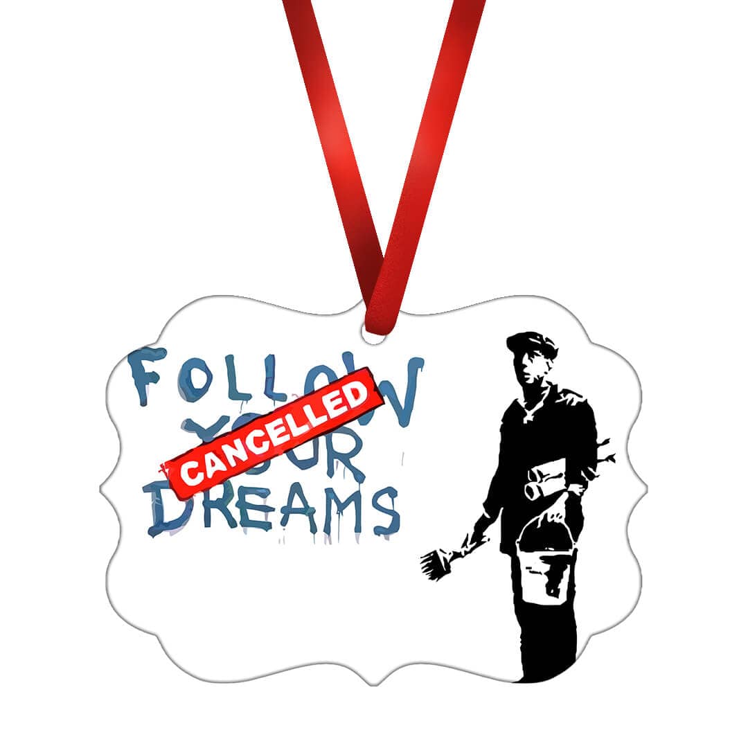 Banksy Follow Your Dreams Ornament product thumbnail